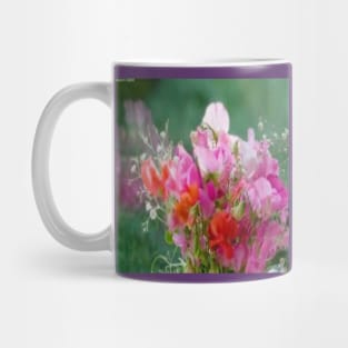 Sweet peas, -small but pretty Mug